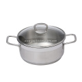 22cm Titanium Two-Handle Stockpot Titanium Saucepan Set